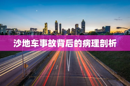 沙地车事故背后的病理剖析