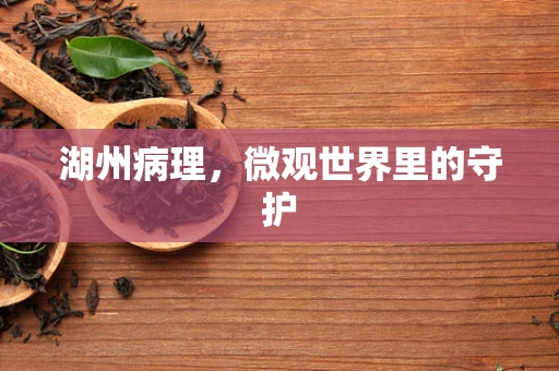 湖州病理，微观世界里的守护