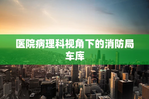 医院病理科视角下的消防局车库