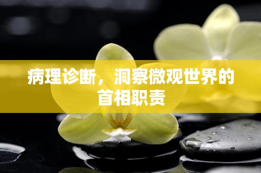 病理诊断，洞察微观世界的首相职责