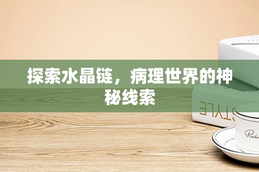 探索水晶链，病理世界的神秘线索
