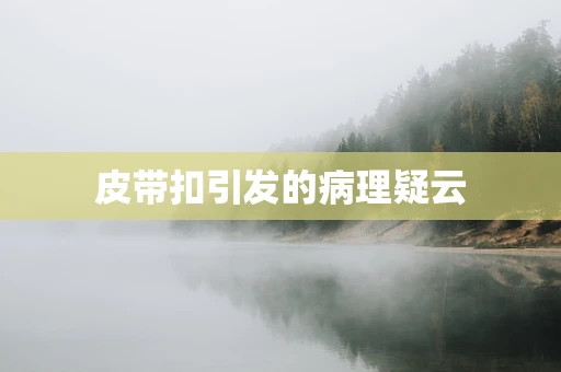 皮带扣引发的病理疑云