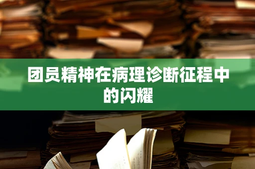 团员精神在病理诊断征程中的闪耀