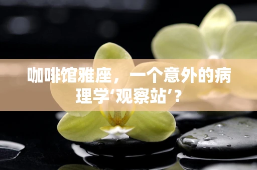 咖啡馆雅座，一个意外的病理学‘观察站’？