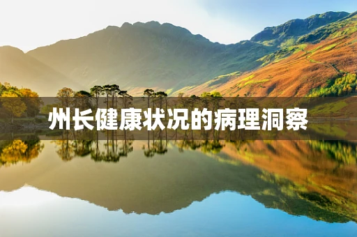 州长健康状况的病理洞察