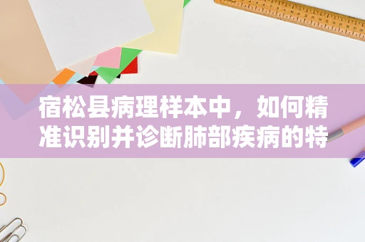 宿松县病理样本中，如何精准识别并诊断肺部疾病的特征性变化？