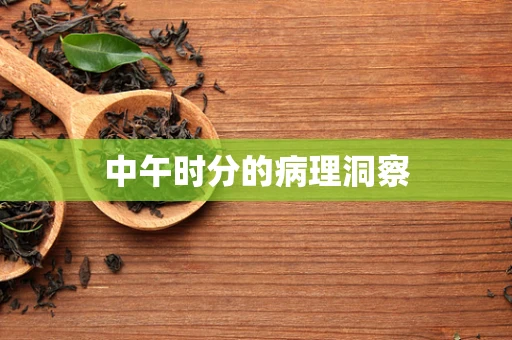 中午时分的病理洞察