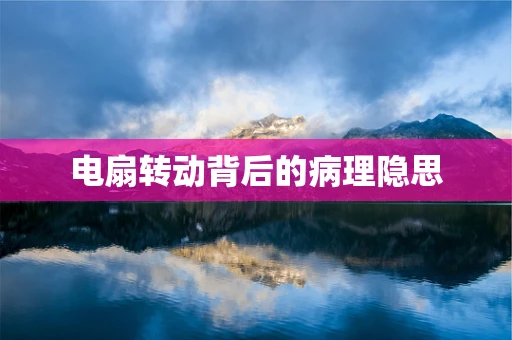 电扇转动背后的病理隐思