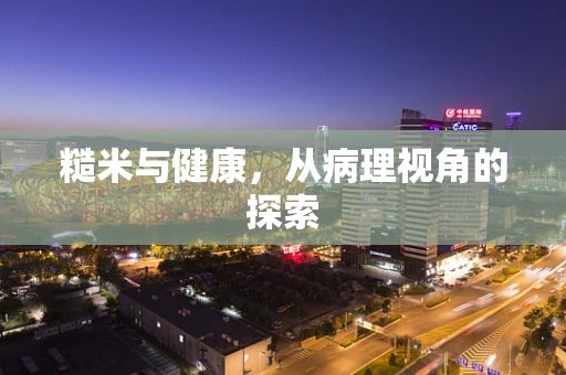 糙米与健康，从病理视角的探索
