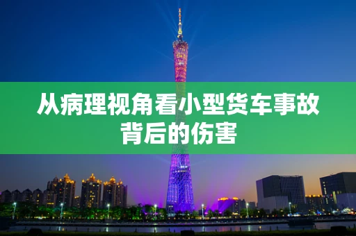 从病理视角看小型货车事故背后的伤害