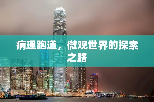 病理跑道，微观世界的探索之路
