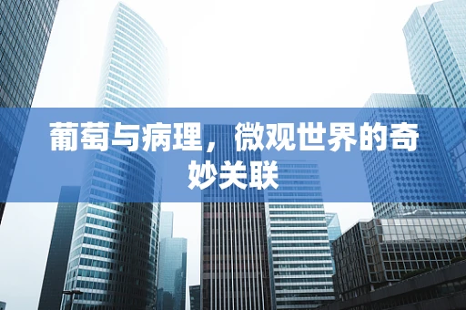 葡萄与病理，微观世界的奇妙关联