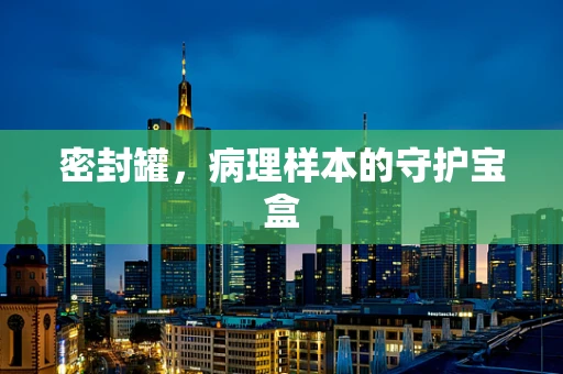 密封罐，病理样本的守护宝盒
