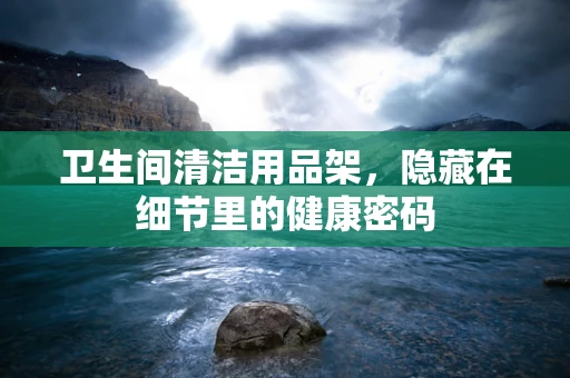 卫生间清洁用品架，隐藏在细节里的健康密码